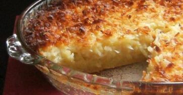 Coconut and Custard Pie