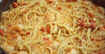 Shrimp Linguine (a different spin)