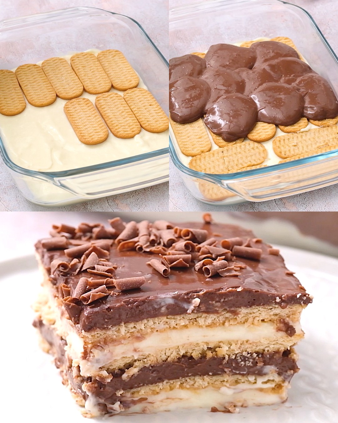 Chocolate chip cookie layered pudding dessert iadun