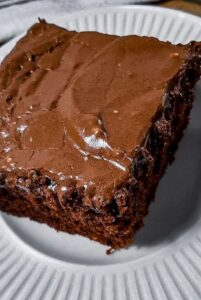 depression era chocolate cake or crazy cake