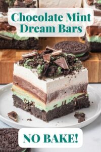 Chocolate Mint Dream Bars