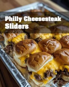 Philly Cheesesteak Sliders Recipe