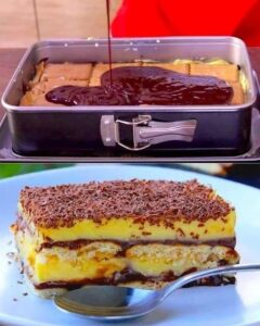 Vanilla and chocolate semifreddo