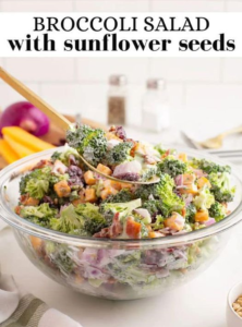 Broccoli Salad With Sunflower Seeds