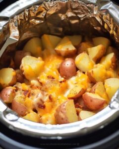 Slow Cooker Cheesy Potatoes