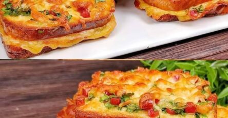 Cheesy Bacon and Sausage Breakfast Bake